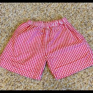 Blanks Boutique red gingham shorts